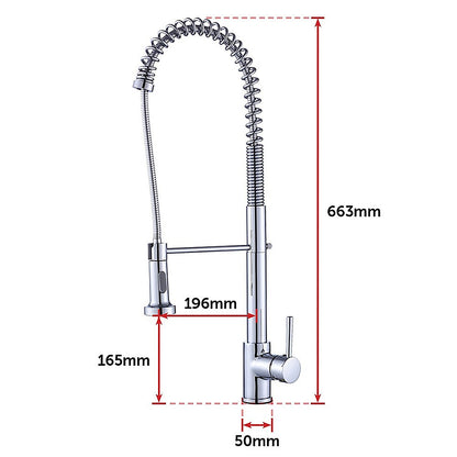 Basin Mixer Pull-Out Kitchen Tap Faucet Laundry Sink V63-826221