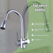 Basin Mixer Pull-Down Tap Faucet -Kitchen Laundry Bathroom Sink V63-826261