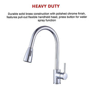 Basin Mixer Pull-Down Tap Faucet -Kitchen Laundry Bathroom Sink V63-826261