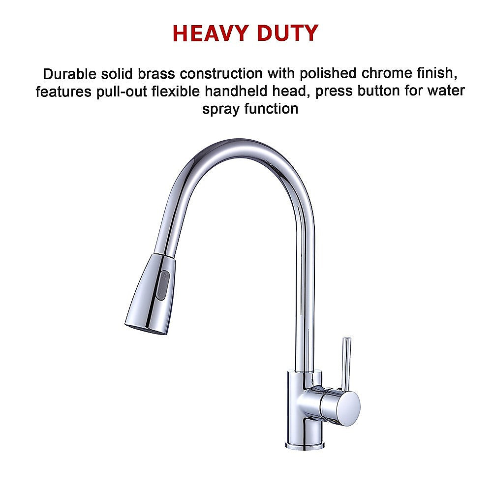 Basin Mixer Pull-Down Tap Faucet -Kitchen Laundry Bathroom Sink V63-826261