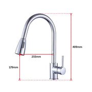 Basin Mixer Pull-Down Tap Faucet -Kitchen Laundry Bathroom Sink V63-826261