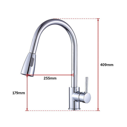 Basin Mixer Pull-Down Tap Faucet -Kitchen Laundry Bathroom Sink V63-826261