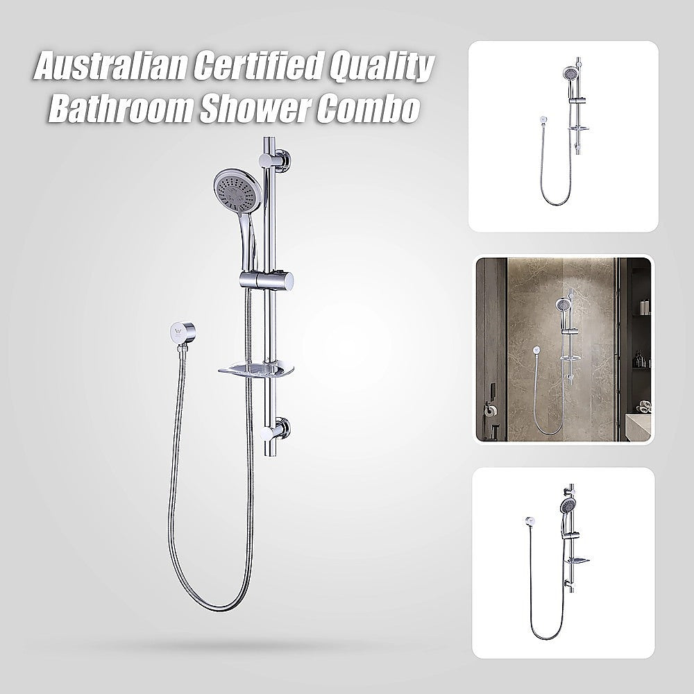 Hand Held Shower Rail Soap Dish Bathroom Set V63-826341