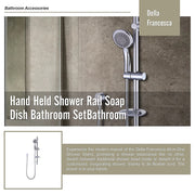 Hand Held Shower Rail Soap Dish Bathroom Set V63-826341