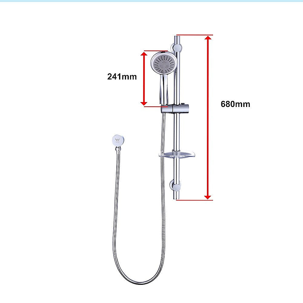 Hand Held Shower Rail Soap Dish Bathroom Set V63-826341
