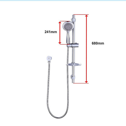 Hand Held Shower Rail Soap Dish Bathroom Set V63-826341