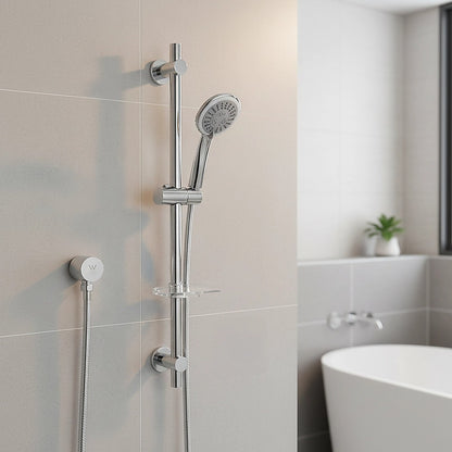 Hand Held Shower Rail Soap Dish Bathroom Set V63-826341