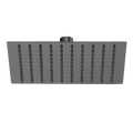 200mm Shower Head Square 304SS Electroplated Matte Black Finish V63-826371