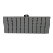 200mm Shower Head Square 304SS Electroplated Matte Black Finish V63-826371