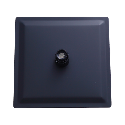200mm Shower Head Square 304SS Electroplated Matte Black Finish V63-826371