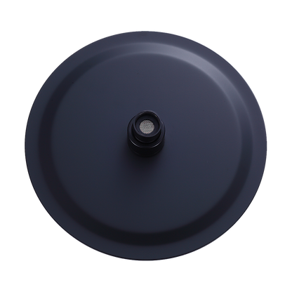 200mm Shower Head Round 304SS Electroplated Matte Black Finish V63-826381