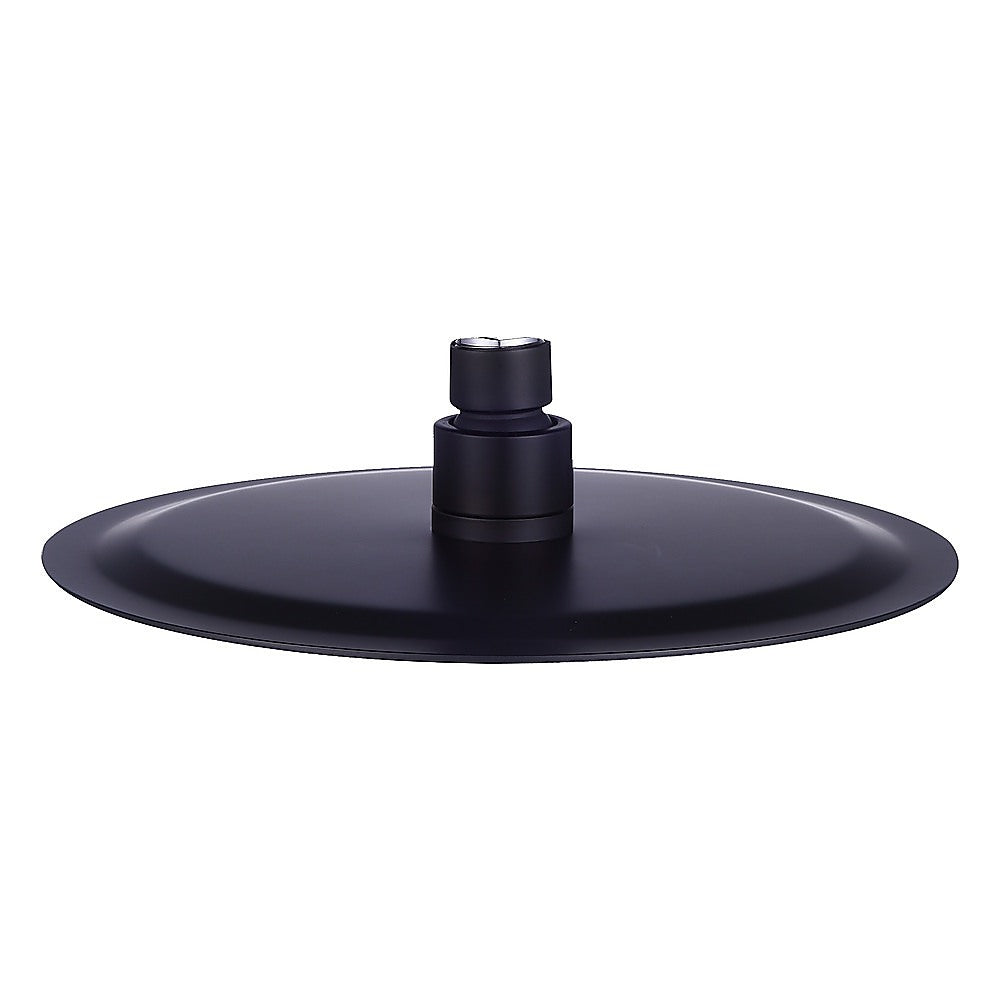 200mm Shower Head Round 304SS Electroplated Matte Black Finish V63-826381