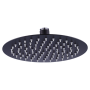 200mm Shower Head Round 304SS Electroplated Matte Black Finish V63-826381