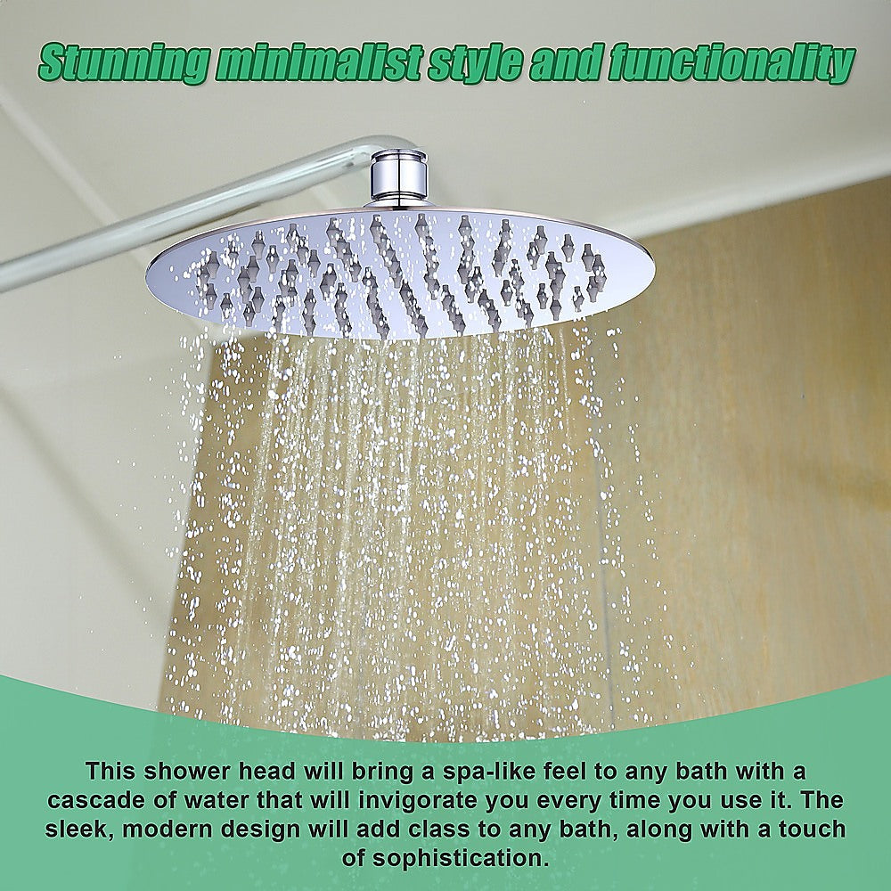 200mm Shower Head Round 304SS Polished Chrome Finish V63-826391