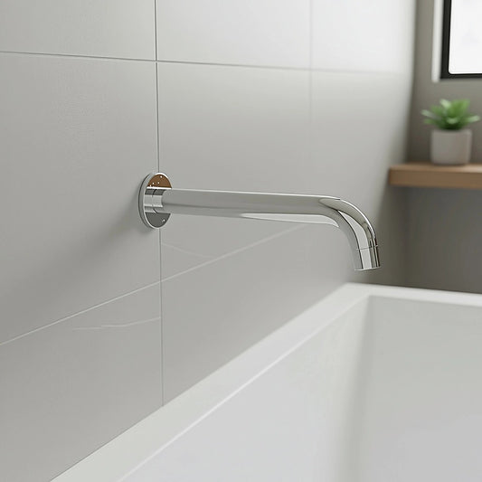 220mm Bath Spout in Polished Chrome Finish V63-826431