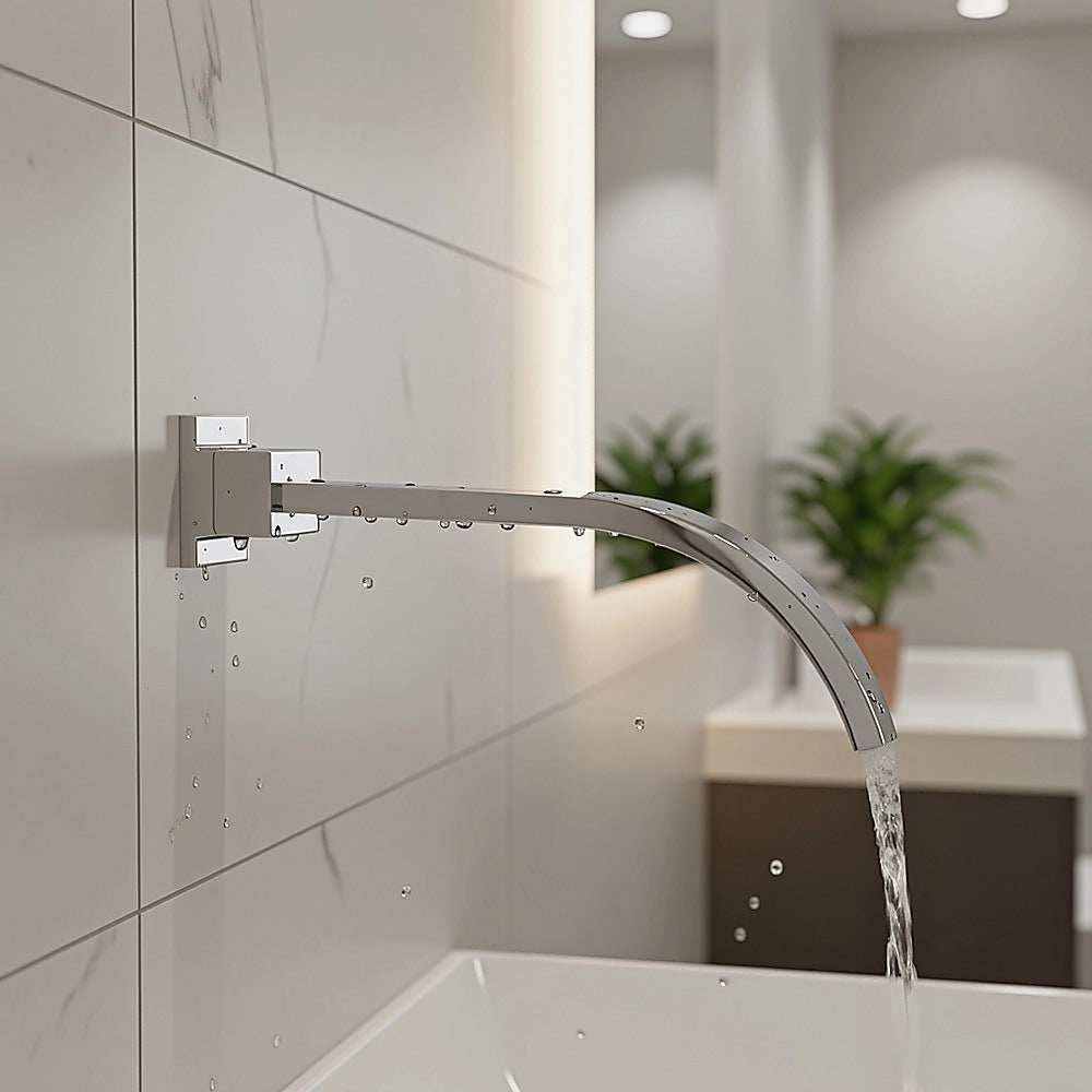 180mm Bath Spout Polished Chrome Finish V63-826441