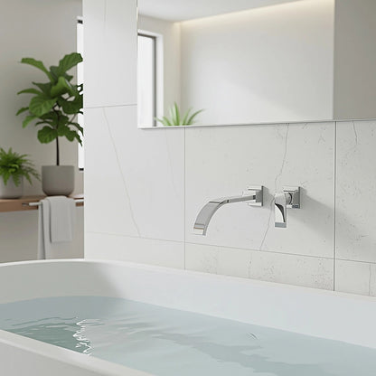180mm Bath Spout Polished Chrome Finish V63-826441