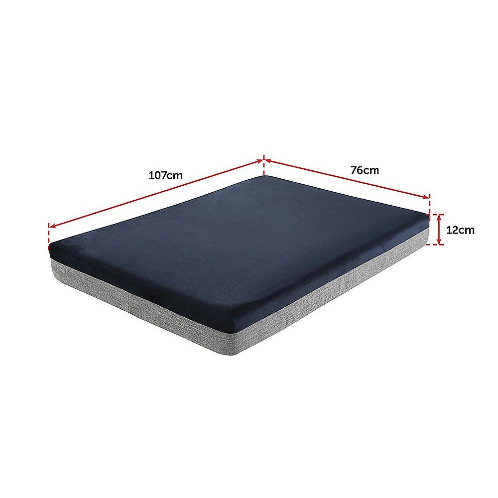 Memory Foam Dog Bed 12CM Thick Large Orthopedic Dog Pet Beds Waterproof Big V63-826451