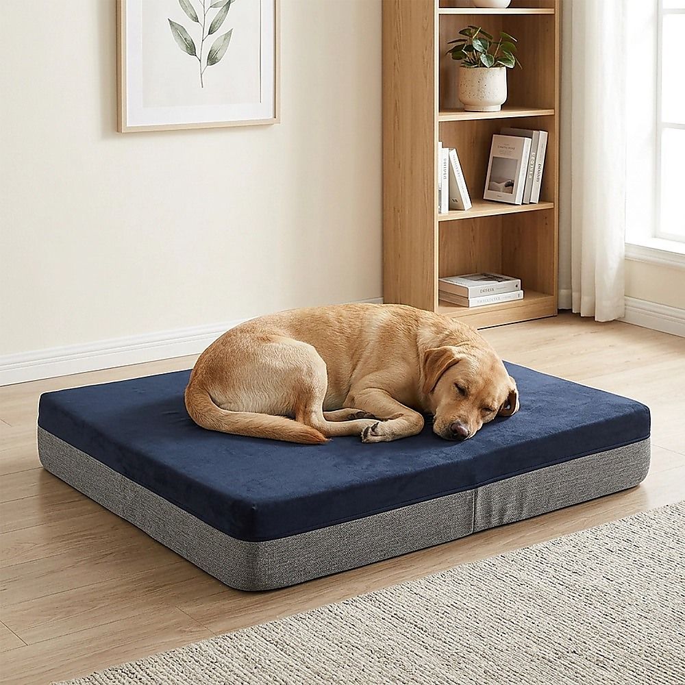 Memory Foam Dog Bed 15CM Thick Large Orthopedic Dog Pet Beds Waterproof Big V63-826461