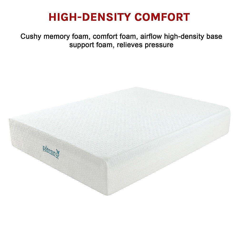 Queen 30cm Green Tea Memory Foam Mattress - Cooling Comfort with CertiPUR-US Certified Foam V63-826471