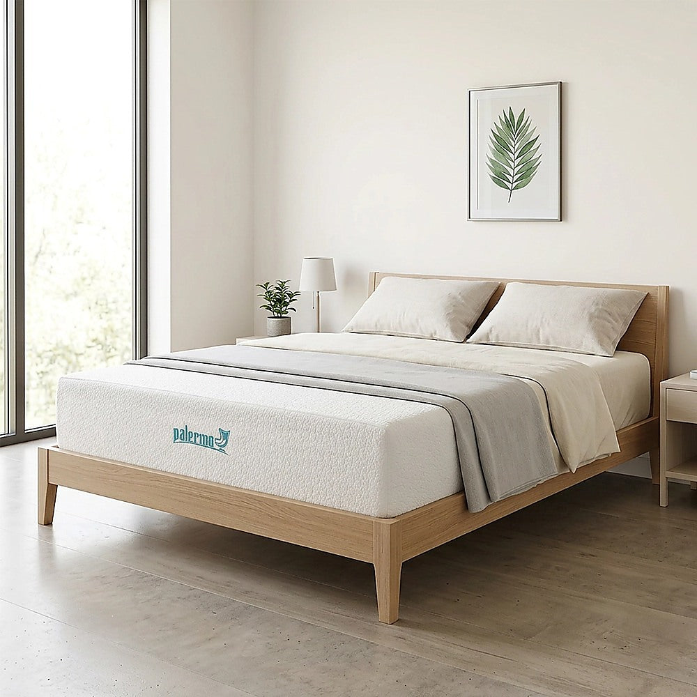 Queen 30cm Green Tea Memory Foam Mattress - Cooling Comfort with CertiPUR-US Certified Foam V63-826471