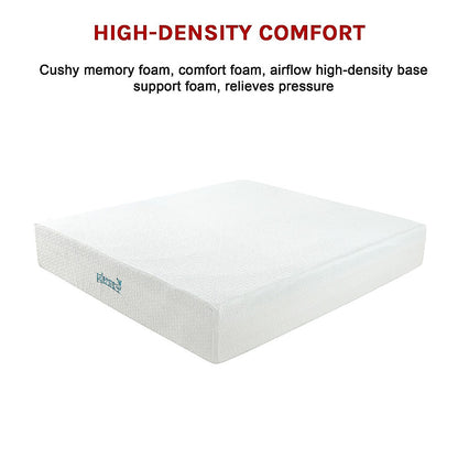 King 30cm Green Tea Memory Foam Mattress - Cooling Comfort with CertiPUR-US Certified Foam V63-826481