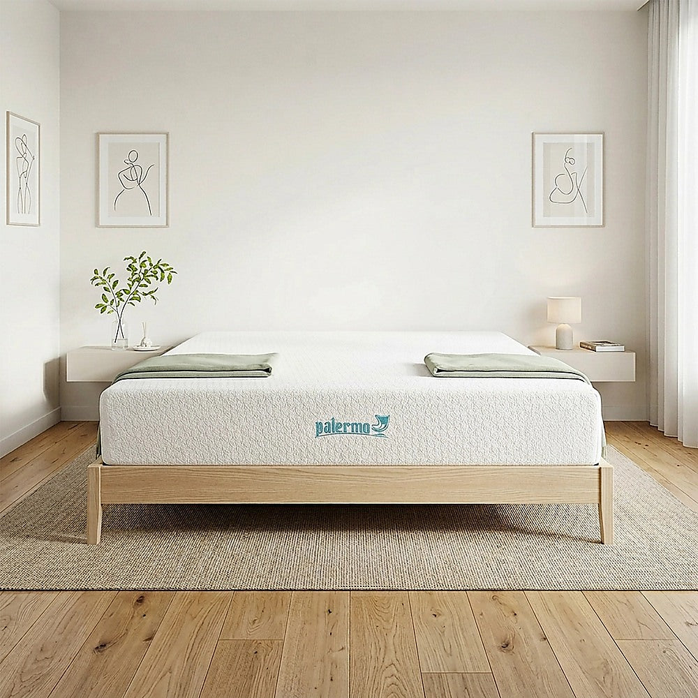 King 30cm Green Tea Memory Foam Mattress - Cooling Comfort with CertiPUR-US Certified Foam V63-826481