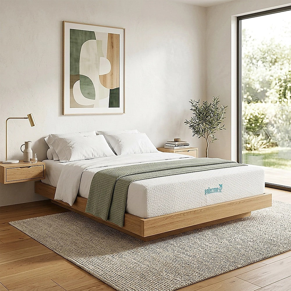 King 30cm Green Tea Memory Foam Mattress - Cooling Comfort with CertiPUR-US Certified Foam V63-826481
