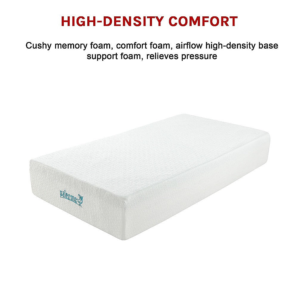 King Single 30cm Green Tea Memory Foam Mattress - Cooling Comfort with CertiPUR-US Certified Foam V63-826491