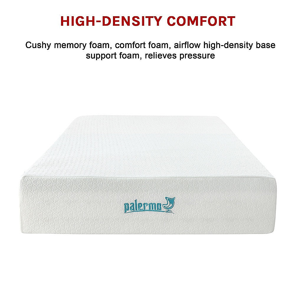 Double 30cm Green Tea Memory Foam Mattress - Cooling Comfort with CertiPUR-US Certified Foam V63-826501