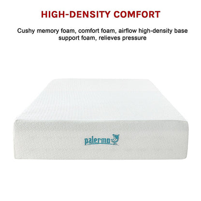 Double 30cm Green Tea Memory Foam Mattress - Cooling Comfort with CertiPUR-US Certified Foam V63-826501