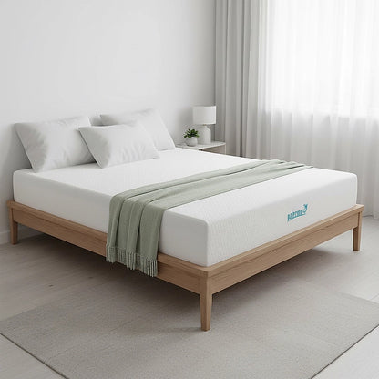 Double 30cm Green Tea Memory Foam Mattress - Cooling Comfort with CertiPUR-US Certified Foam V63-826501
