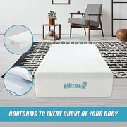 Single 30cm Green Tea Memory Foam Mattress - Cooling Comfort with CertiPUR-US Certified Foam V63-826511