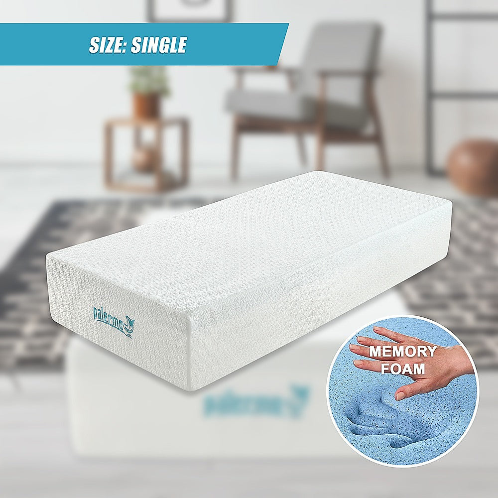 Single 30cm Green Tea Memory Foam Mattress - Cooling Comfort with CertiPUR-US Certified Foam V63-826511