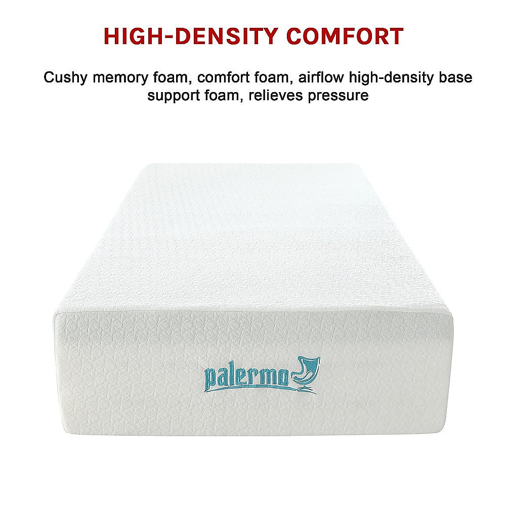 Single 30cm Green Tea Memory Foam Mattress - Cooling Comfort with CertiPUR-US Certified Foam V63-826511