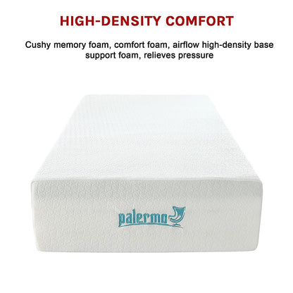 Single 30cm Green Tea Memory Foam Mattress - Cooling Comfort with CertiPUR-US Certified Foam V63-826511