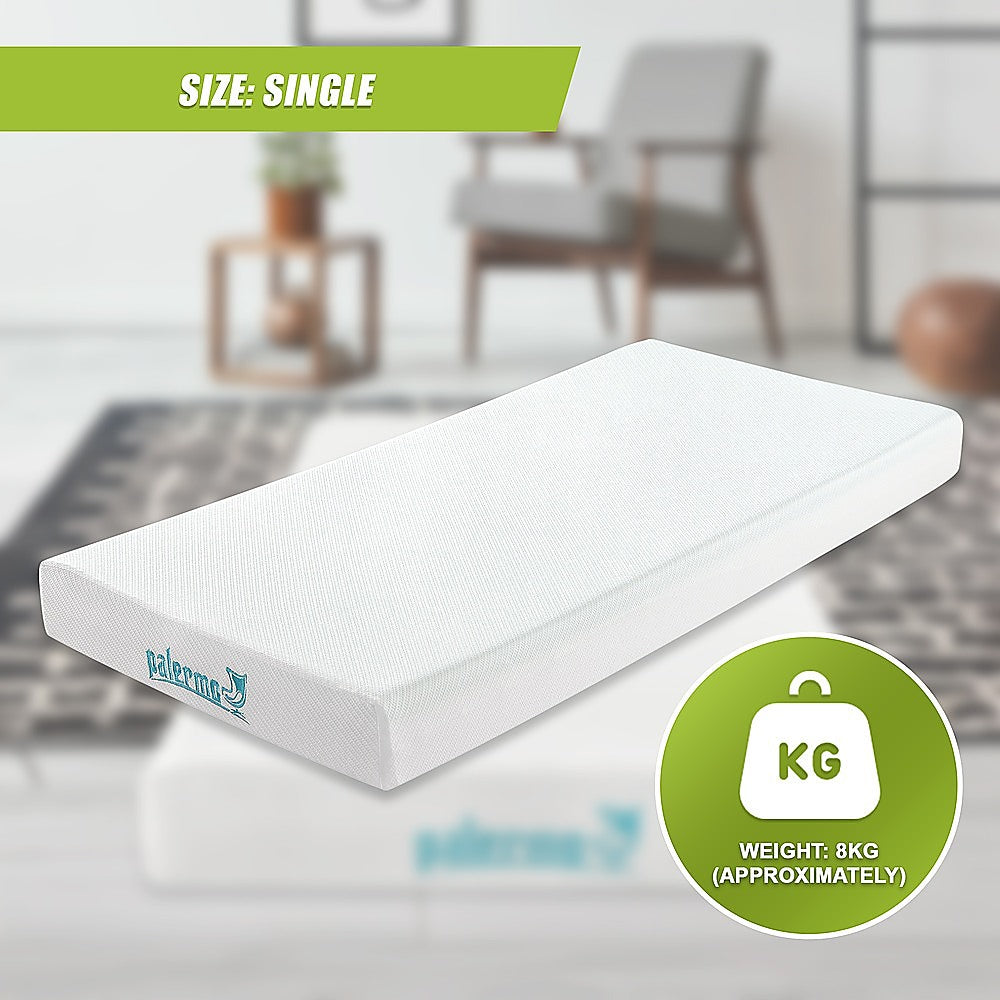 Single Green Tea Memory Foam Mattress - Cooling Comfort with CertiPUR-US Certified Foam V63-826521