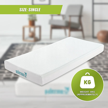 Single Green Tea Memory Foam Mattress - Cooling Comfort with CertiPUR-US Certified Foam V63-826521