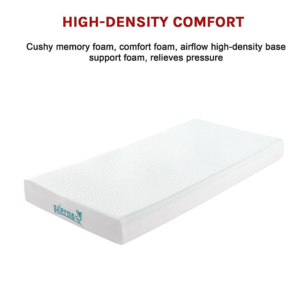 Single Green Tea Memory Foam Mattress - Cooling Comfort with CertiPUR-US Certified Foam V63-826521