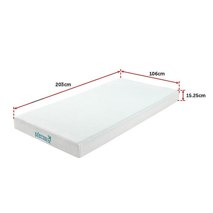 King Single Green Tea Memory Foam Mattress - Cooling Comfort with CertiPUR-US Certified Foam V63-826531