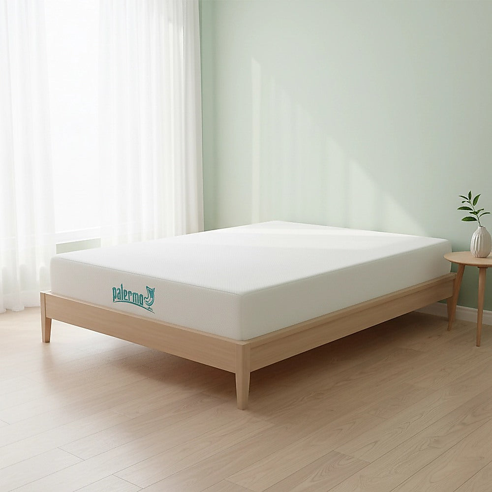 King Single Green Tea Memory Foam Mattress - Cooling Comfort with CertiPUR-US Certified Foam V63-826531