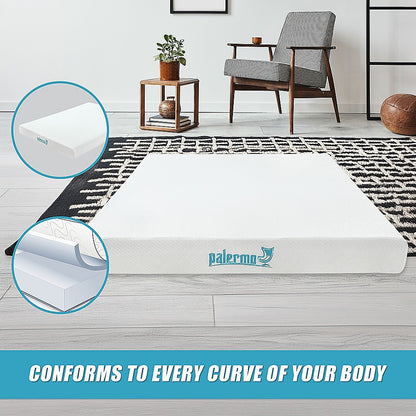 Double Green Tea Memory Foam Mattress - Cooling Comfort with CertiPUR-US Certified Foam V63-826541