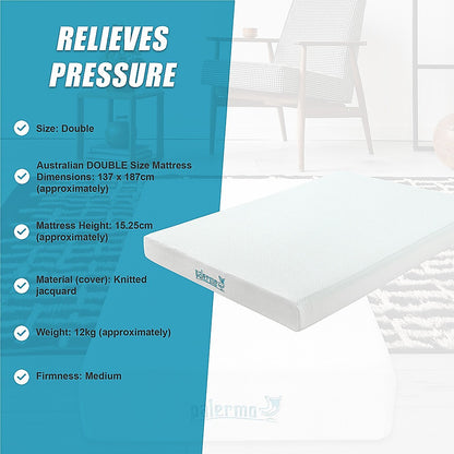 Double Green Tea Memory Foam Mattress - Cooling Comfort with CertiPUR-US Certified Foam V63-826541