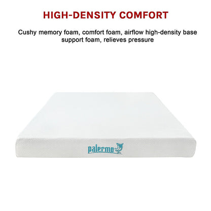 Double Green Tea Memory Foam Mattress - Cooling Comfort with CertiPUR-US Certified Foam V63-826541