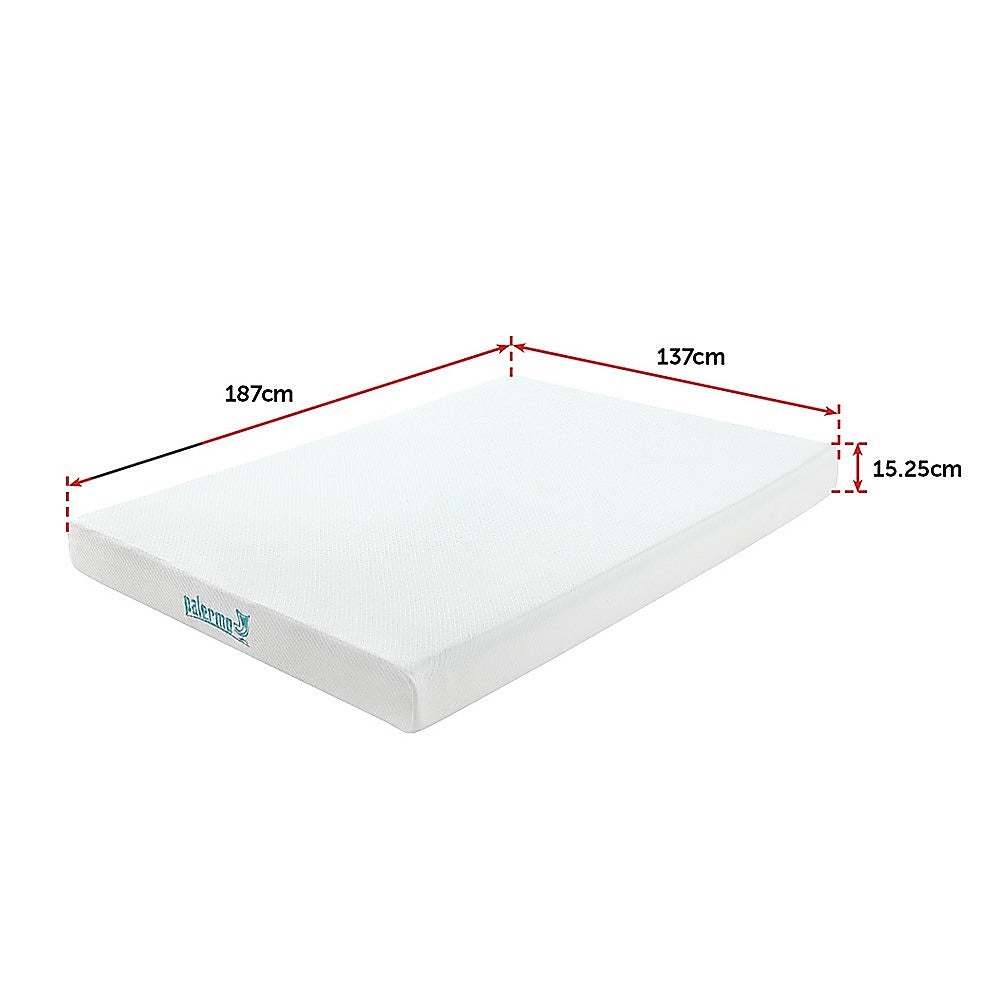 Double Green Tea Memory Foam Mattress - Cooling Comfort with CertiPUR-US Certified Foam V63-826541