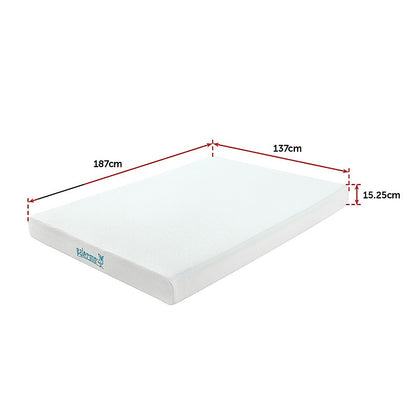 Double Green Tea Memory Foam Mattress - Cooling Comfort with CertiPUR-US Certified Foam V63-826541