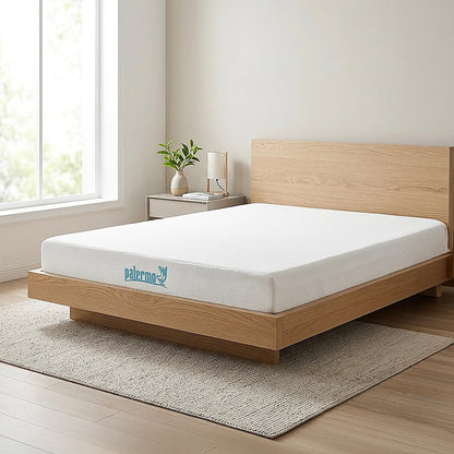 Queen Green Tea Memory Foam Mattress - Cooling Comfort with CertiPUR-US Certified Foam V63-826551
