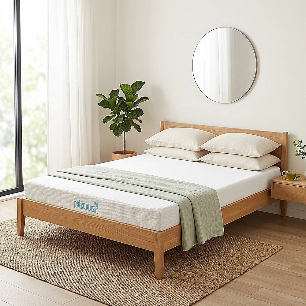 Queen Green Tea Memory Foam Mattress - Cooling Comfort with CertiPUR-US Certified Foam V63-826551