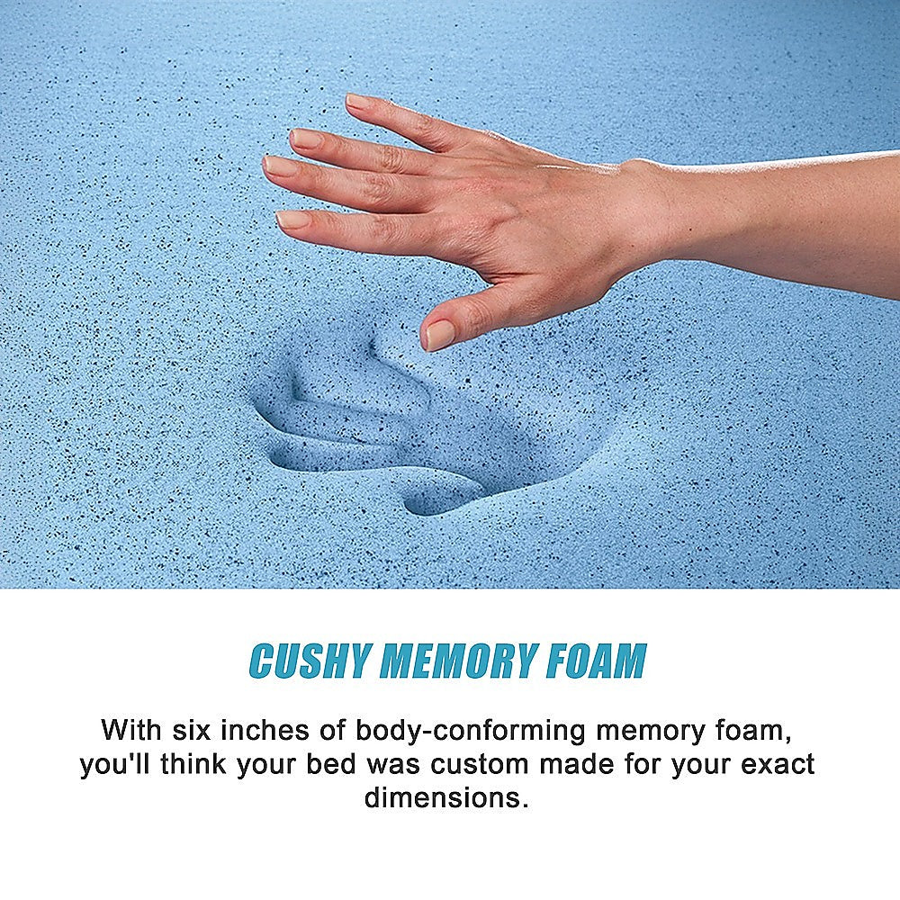 King Green Tea Memory Foam Mattress - Cooling Comfort with CertiPUR-US Certified Foam V63-826561