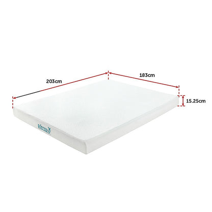 King Green Tea Memory Foam Mattress - Cooling Comfort with CertiPUR-US Certified Foam V63-826561